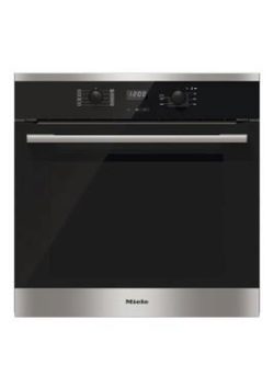 Miele H2561B 56Cm Built-In Single Electric Oven - Stainless Steel
